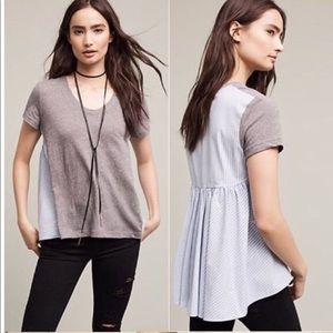 Deletta Castillo Swing Top Size XS Tunic Anthro